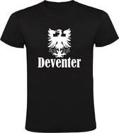 Deventer Heren t-shirt |  go ahead eagles | Zwart