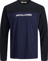 JACK&JONES JACSMITH LW LS TEE Heren T-shirt  - Maat XXL