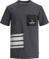JACK&JONES JUNIOR JCODOGGO STRIPES TEE SS CREW NECK JR Jongens T-shirt - Maat 128