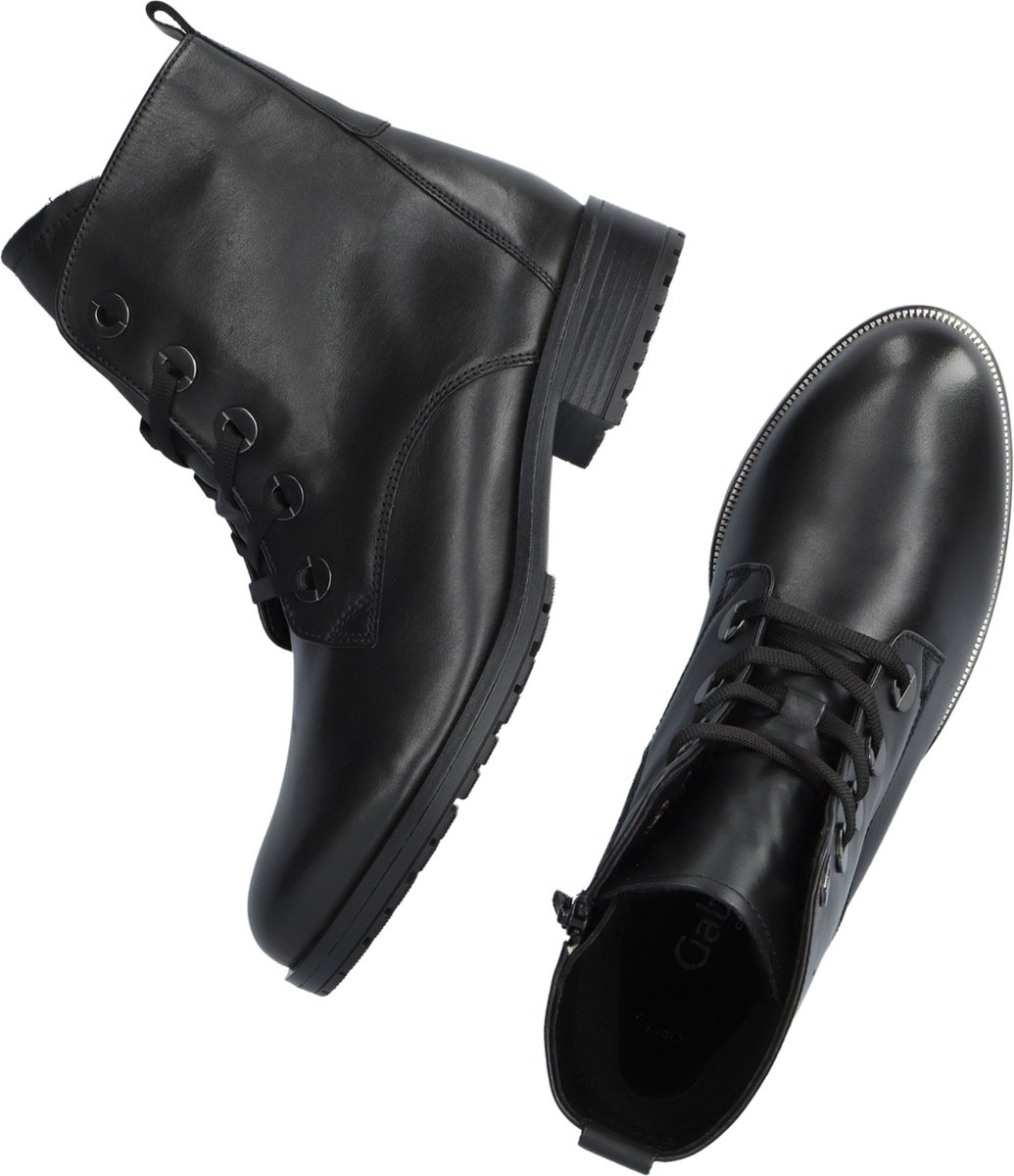 Gabor 795.2 Veterboots - Laarzen Met Veters - Dames - Zwart - Maat 40 |  bol.com