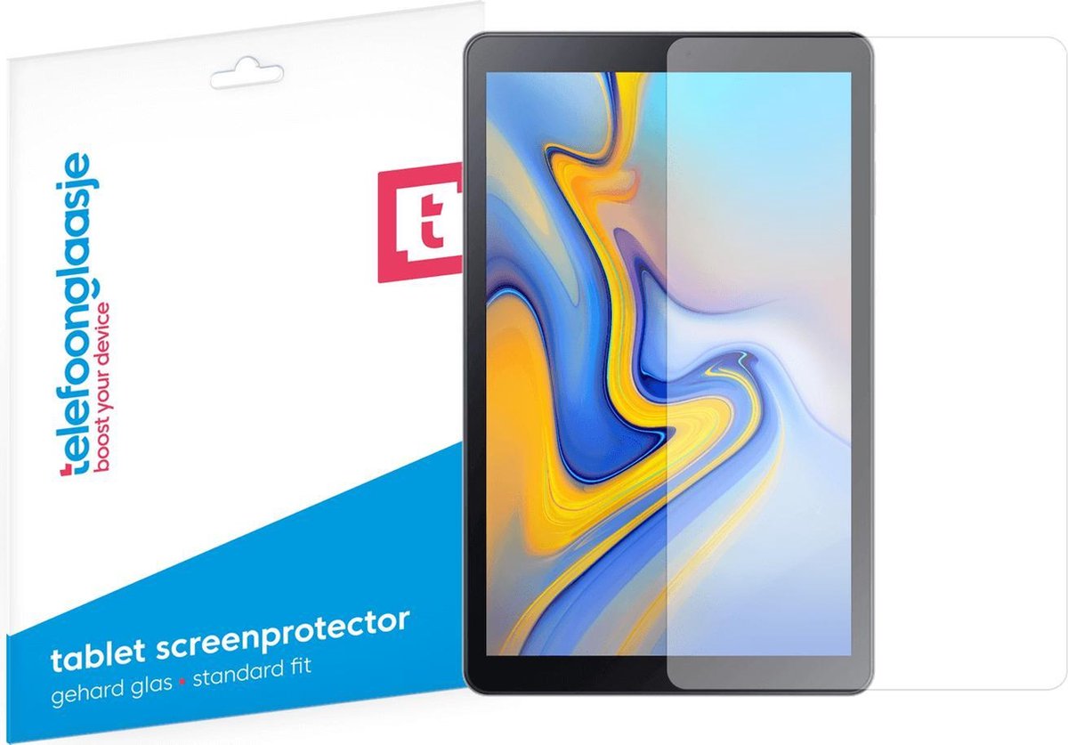 Samsung Galaxy Tab A 10.5 (2018) screenprotector gehard glas Case Friendly