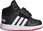 Adidas Hoops Mid 2.0 Sneakers Zwart/Rood Kinderen - Maat 24