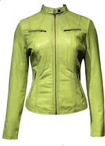 Groene dames leren jas -Gina - XS