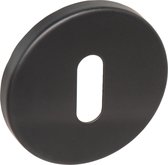 Ostiumhome® Bobbio - Rozet met Sleutelgat - Mat Zwart - Rond - Set