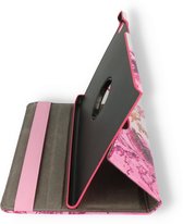 HB Hoes Geschikt voor Samsung Galaxy Tab A7 Lite 8.7 inch - Draaibare Tablet Case Met Print - Marmer Paars