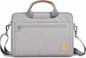 Laptoptas geschikt voor HP Envy - 13.3 inch Pioneer Waterafstotende laptoptas met schouderband - Grijs