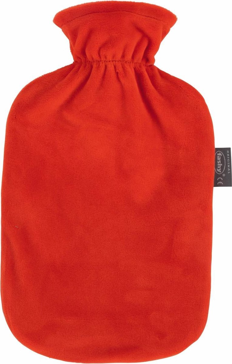 Goedkoopste Warm water kruik - Met fleece hoes rood