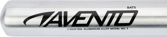 Avento Honkbalknuppel Aluminium - 70 cm - Zilver - Avento