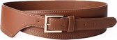 Amodi® Fashion - Stijlvolle Speelse Vrouwen Riem - Dames riem - Damesriem - Jurk - Jas - Vest - Colbert - Tailleriem - Bruin