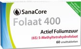 SanaCore Folaat 400 6S - Actieve Foliumzuur (5-MTHF) - 60 tabletten
