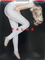 Falke zilverkleurige kanten legging maat L