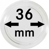 Lindner Hartberger muntcapsules Ø 36 mm (10x) voor penningen tokens capsules muntcapsule