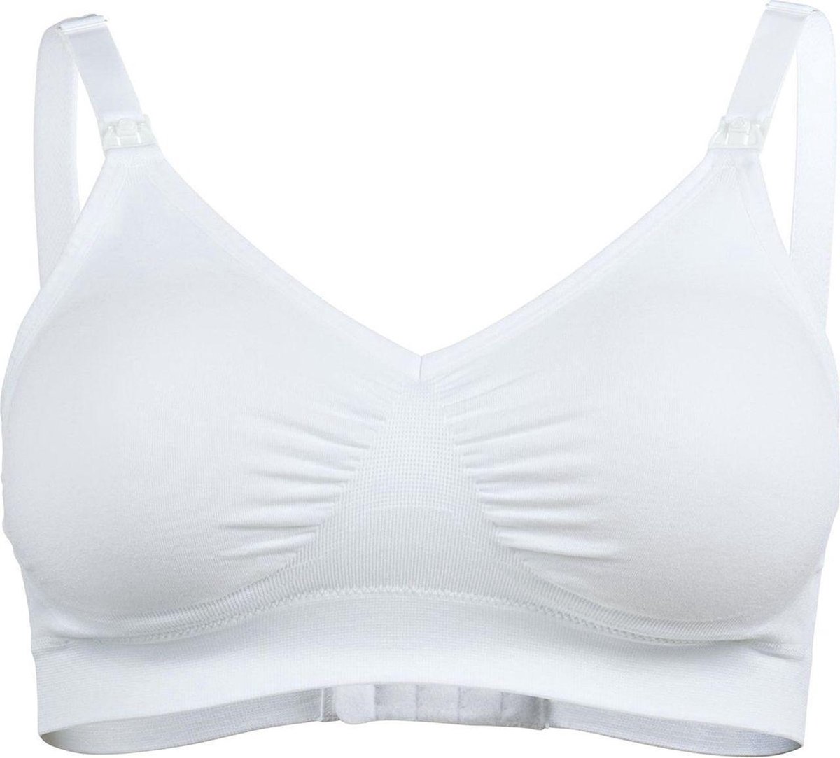 Medela Keep Cool Ultra bh - Naadloze voedingsbh - Zwangerschapsbh met 6 ademende zones - Soft Touchmateriaal – Comfortabel en ondersteunend - Wit
