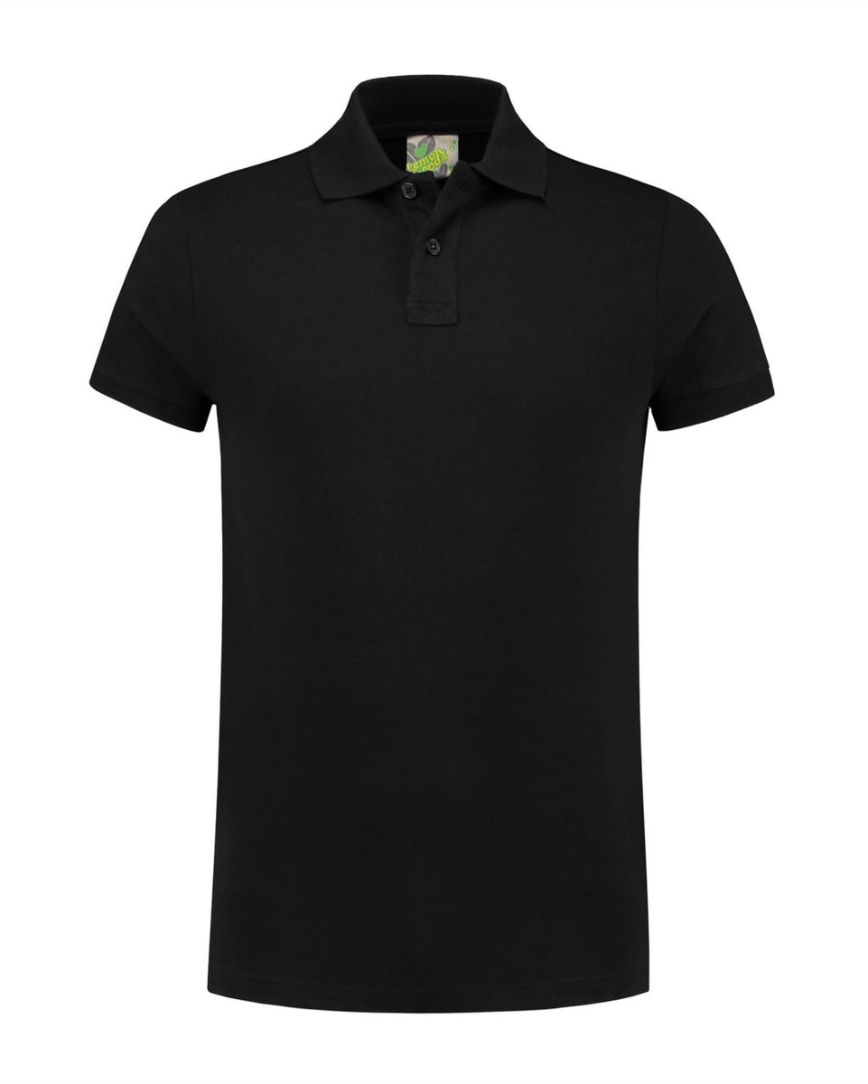 Lemon & Soda jersey polo voor heren zwart maat XL