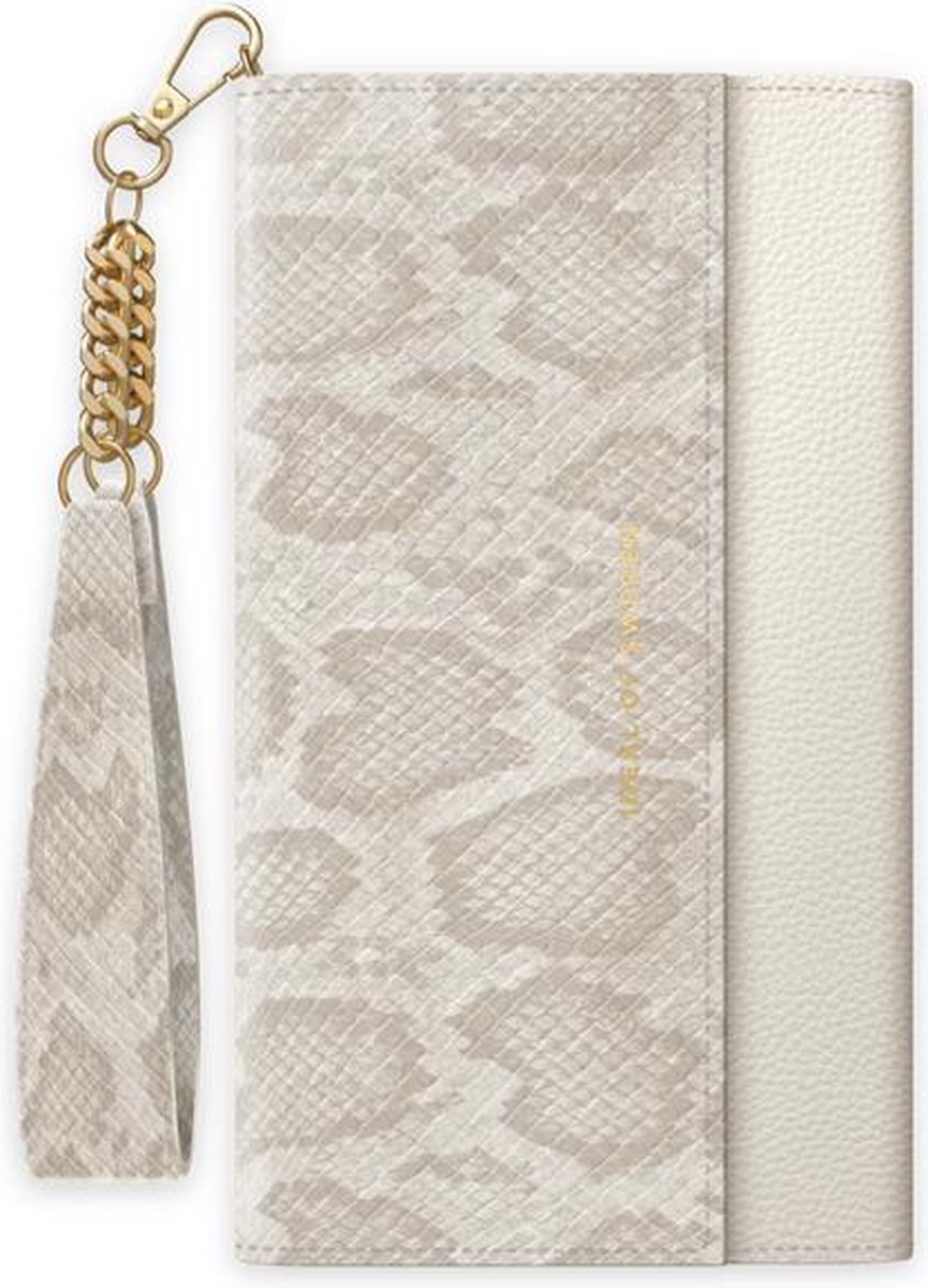 ideal of sweden signature clutch geschikt voor samsung galaxy s20 pearl python