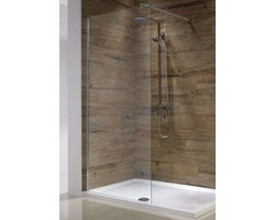 WOON-DISCOUNTER.NL - WOON-DISCOUNTER.NL - Göteborg 90 x 200 - 8mm - Inloopdouche - - Nano coating - Easy Clean - Douchewand - 101090-8 mm - - 101090-8 mm