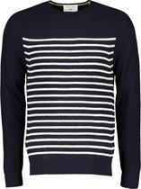 New In Town Pullover - Slim Fit - Blauw - XXL
