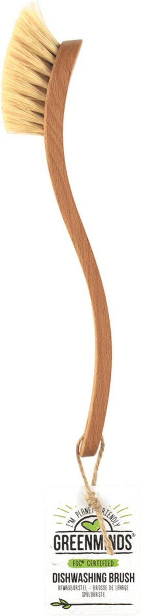 Goedkoopste Greenminds® | Duurzame Afwasborstel Hout | Duurzaam | Eco | Ecologische/milieubewuste huishoudelijke producten