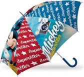 paraplu Mickey Mouse 40 cm polyester/nylon blauw