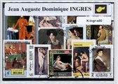 Jean Auguste Dominique Ingres – Luxe postzegel pakket (A6 formaat) : collectie van verschillende postzegels van J. A. D. Ingres – kan als ansichtkaart in een A6 envelop - authentie