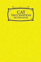 Cat Vaccination Record Book