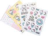 stickers Hello Kitty vinyl roze/blauw 44 stuks