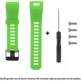 Groen bandje voor de Garmin Vivosmart HR (niet voor HR+!) - horlogeband - polsband - strap - siliconen - rubber