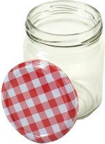 Glazen Bewaarpotten met deksel | 300 ml | 6stk