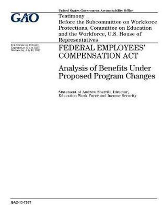 Federal Employees Compensation Act 9781974261666 U S Government