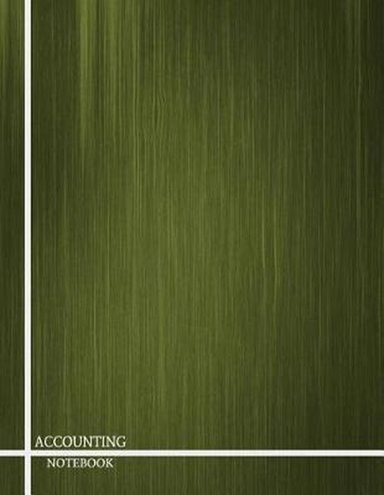 Accounting Notebook 9781973856771 Belnat Pro Boeken