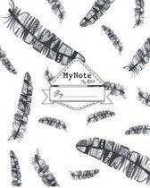 Notebook: My Note My Idea,8 x 10, 110 pages: Black White