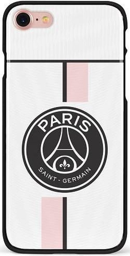 PSG Away Shirt 21-22 Coque iPhone 7/8 / SE (2020) Coque Arrière TPU Blanc  Rose | bol.com