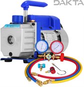 Dakta® Vacuum pomp | Pomp | Voor onderhoud | Met twee leidingen | Airco, auto, koelkast onderhoud
