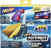 Nerf - Nitro schans met auto - Slammin’ Soar Stunt - Schuim auto