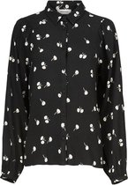 Zwarte geprinte blouse Mercy - Modstrom - Maat M