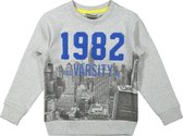 DJ Dutchjeans sweater grijs / blauw maat 134