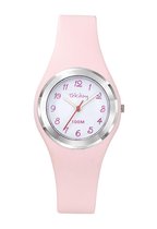 Tekday 654743 analoog horloge 32 mm 100 meter roze/ zilverkleurig