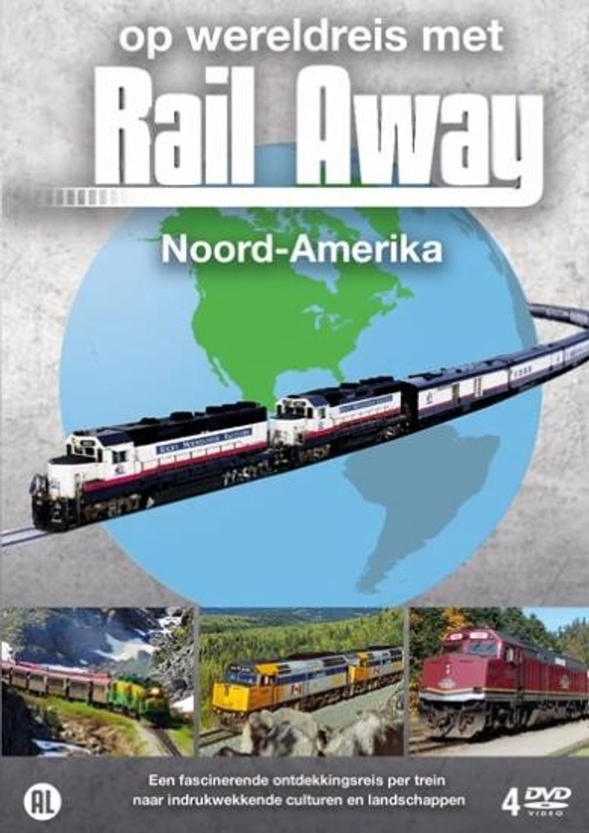 Op Wereldreis Met Rail Away - Noord - Amerika (DVD)