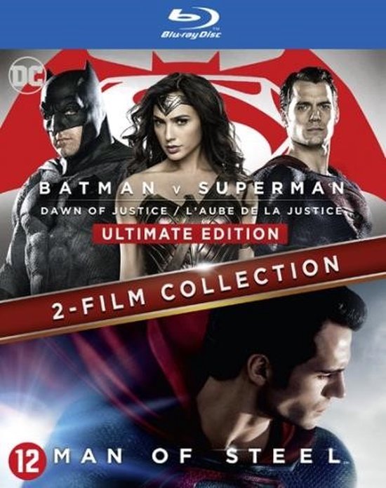 Batman v Superman - Dawn of justice + Man of steel (Blu-ray)