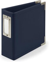 We R Memory Keepers Classic leather Album - 10.1x10.1cm Navy
