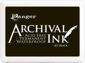 Ranger Archival Jumbo Ink pad - jet zwart