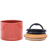 Airscape - Koffiebonen - Voorraadpotten - Koffie - Keramiek - Rood - 250 gram
