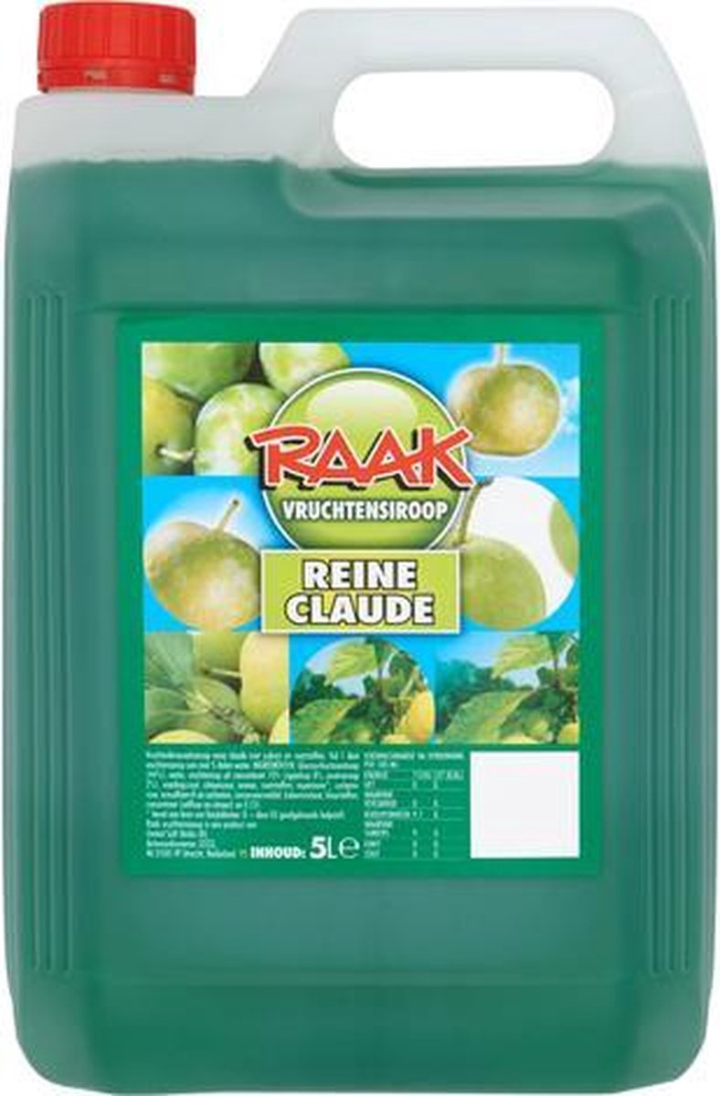 Raak Reine Claude Siroop - 5 liter