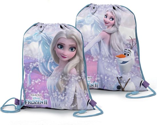 Disney Frozen La Reine des Neiges Gymbag Elsa - 38 x 30 cm - Polyester