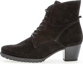 Gabor Enkellaars Veter Hak Zwart Nubuck 76.605.47
