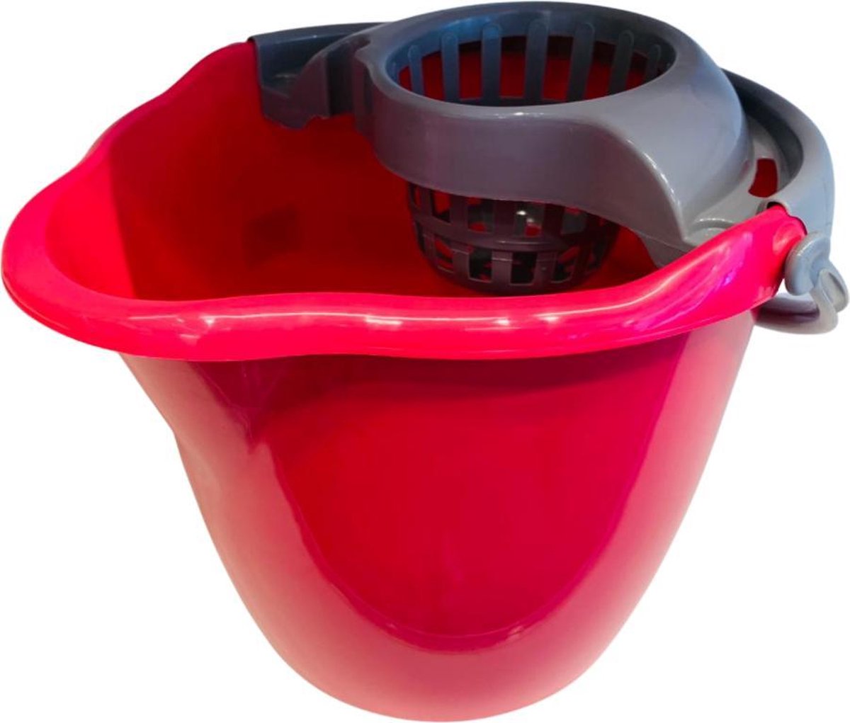 Goedkoopste Schoonmaakemmer set met dweil I roze I 12 L