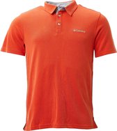 Columbia Nelson Point Outdoor Polo Rood Heren - Maat S