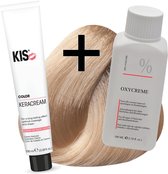 KIS haarverfset - 9FS Zweeds blond  - haarverf & waterstofperoxide