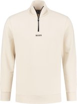 Hugo Boss Zapper 1 Trui - Mannen - Crème - Zwart