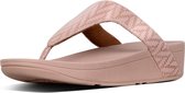 FitFlop™ Lottie™ Chevron-Suede Toe Post Oyster Pink - Maat 36